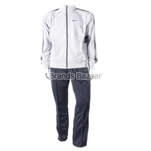 White Color Jacket With Black Track Suit 